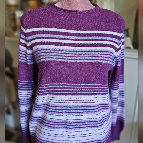 Olsen rolled boatneck sweater. Size Medium. - Picture 2 of 8